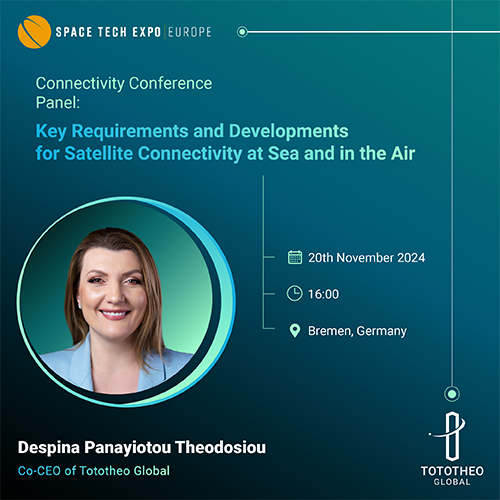 SPACE TECH EXPO - ADDRESSING THE KEY REQUIREMENTS AND DEVELOPMENTS FOR SATELLITE CONNECTIVITY AT SEA AND IN THE AIR